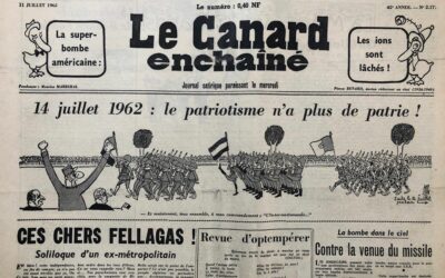 N° 2177 du Canard Enchaîné –  11 Juillet 1962