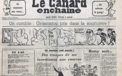 N° 2183 du Canard Enchaîné –  22 Août 1962