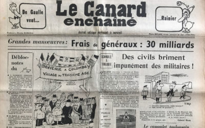 N° 2191 du Canard Enchaîné –  17 Octobre 1962