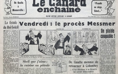 N° 2199 du Canard Enchaîné –  12 Décembre 1962