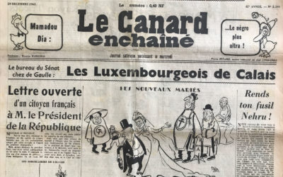 N° 2200 du Canard Enchaîné –  19 Décembre 1962