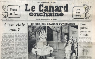 N° 2202 du Canard Enchaîné –  2 Janvier 1963