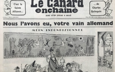 N° 2205 du Canard Enchaîné –  23 Janvier 1963