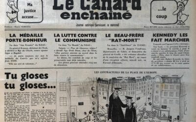N° 2208 du Canard Enchaîné –  13 Février 1963