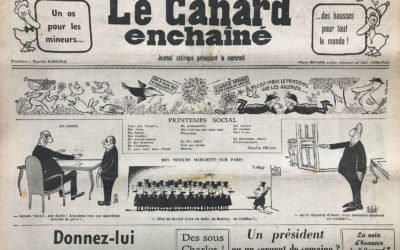 N° 2213 du Canard Enchaîné –  20 Mars 1963