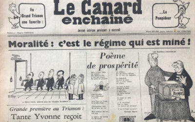 N° 2215 du Canard Enchaîné –  3 Avril 1963