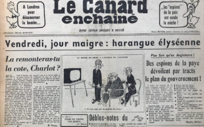 N° 2217 du Canard Enchaîné –  17 Avril 1963