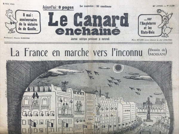 N° 2220 du Canard Enchaîné -  8 Mai 1963