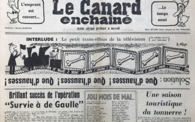 N° 2222 du Canard Enchaîné –  22 Mai 1963