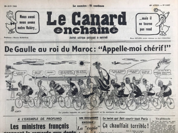 N° 2227 du Canard Enchaîné -  26 Juin 1963