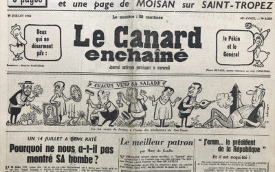 N° 2230 du Canard Enchaîné –  17 Juillet 1963