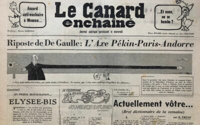 N° 2231 du Canard Enchaîné –  24 Juillet 1963