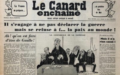 N° 2232 du Canard Enchaîné –  31 Juillet 1963