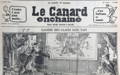 N° 2233 du Canard Enchaîné –  7 Août 1963