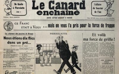 N° 2240 du Canard Enchaîné –  25 Septembre 1963