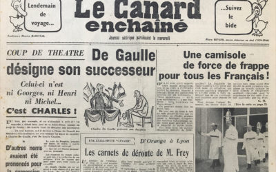 N° 2241 du Canard Enchaîné –  2 Octobre 1963