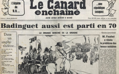 N° 2245 du Canard Enchaîné –  30 Octobre 1963