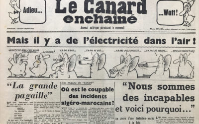 N° 2246 du Canard Enchaîné –  6 Novembre 1963