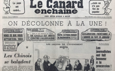 N° 2255 du Canard Enchaîné –  8 Janvier 1964