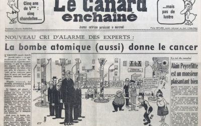 N° 2256 du Canard Enchaîné –  15 Janvier 1964