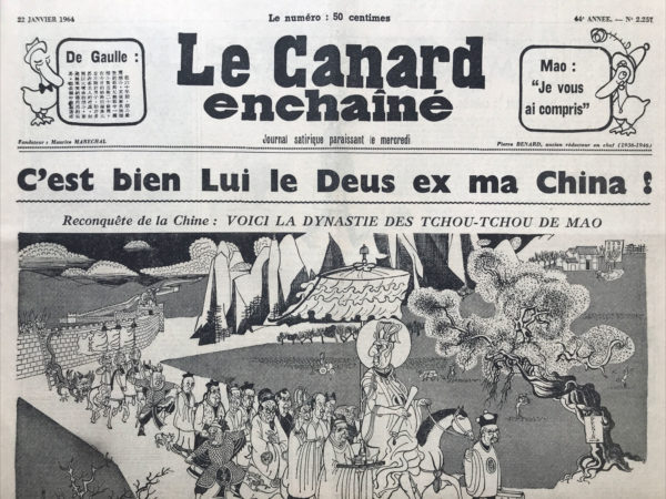N° 2257 du Canard Enchaîné -  22 Janvier 1964