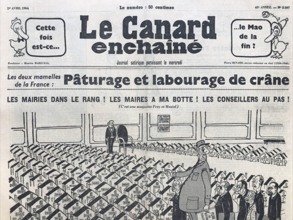 N° 2267 du Canard Enchaîné -  1 Avril 1964