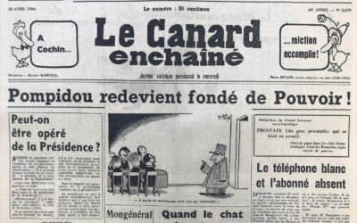 N° 2270 du Canard Enchaîné –  22 Avril 1964