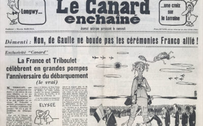 N° 2276 du Canard Enchaîné –  3 Juin 1964