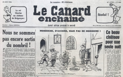 N° 2287 du Canard Enchaîné –  19 Août 1964