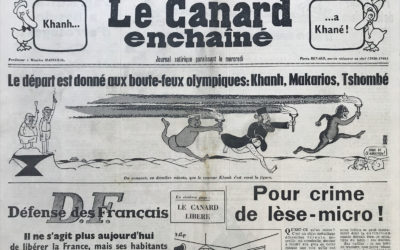 N° 2288 du Canard Enchaîné –  26 Août 1964