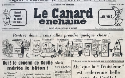 N° 2289 du Canard Enchaîné –  2 Septembre 1964