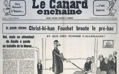 N° 2290 du Canard Enchaîné –  9 Septembre 1964