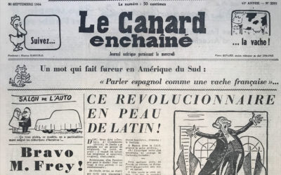 N° 2293 du Canard Enchaîné –  30 Septembre 1964