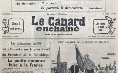 N° 2300 du Canard Enchaîné –  18 Novembre 1964