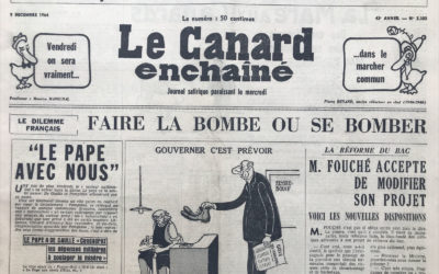 N° 2303 du Canard Enchaîné –  9 Décembre 1964
