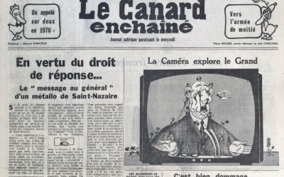N° 2323 du Canard Enchaîné –  28 Avril 1965