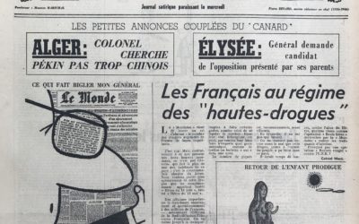 N° 2332 du Canard Enchaîné –  30 Juin 1965