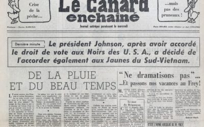 N° 2338 du Canard Enchaîné –  11 Août 1965