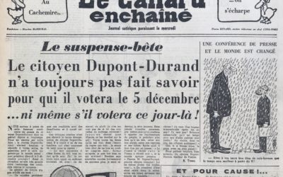 N° 2342 du Canard Enchaîné –  8 Septembre 1965