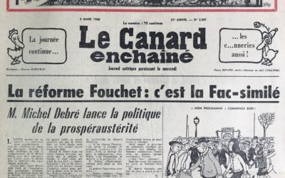 N° 2367 du Canard Enchaîné –  2 Mars 1966