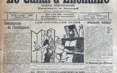 N° 239 du Canard Enchaîné –  26 Janvier 1921