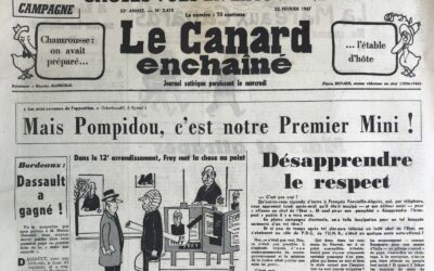 N° 2418 du Canard Enchaîné –  22 Février 1967
