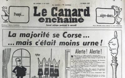 N° 2421 du Canard Enchaîné –  15 Mars 1967