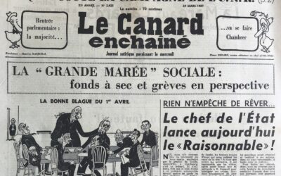 N° 2423 du Canard Enchaîné –  29 Mars 1967