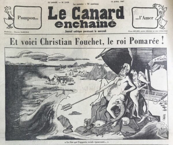 N° 2426 du Canard Enchaîné -  19 Avril 1967