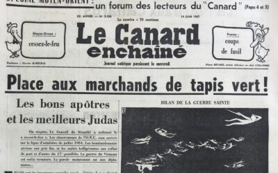 N° 2434 du Canard Enchaîné –  14 Juin 1967