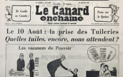 N° 2439 du Canard Enchaîné –  19 Juillet 1967