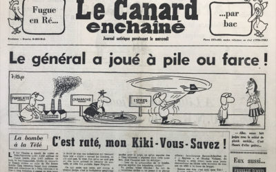 N° 2455 du Canard Enchaîné –  8 Novembre 1967