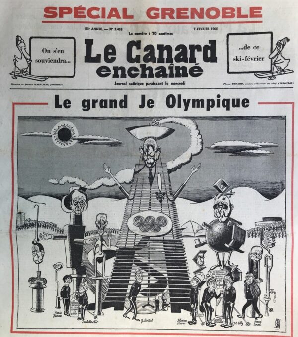 N° 2468 du Canard Enchaîné -  7 Février 1968