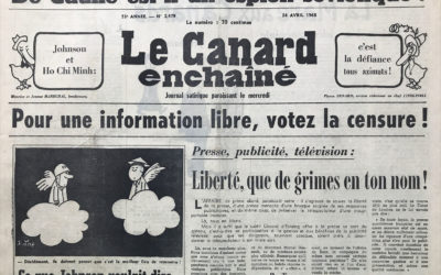 N° 2479 du Canard Enchaîné –  24 Avril 1968